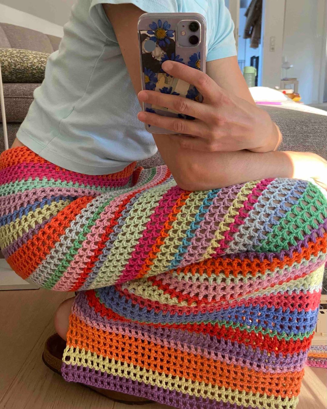 Häkel-Guide "Rainbow Mesh Skirt"