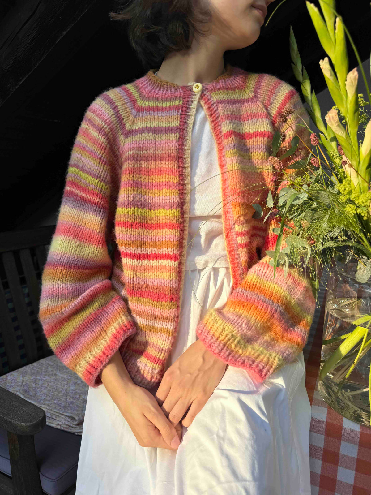 Englische Strickanleitung "FRIDA" Cardigan