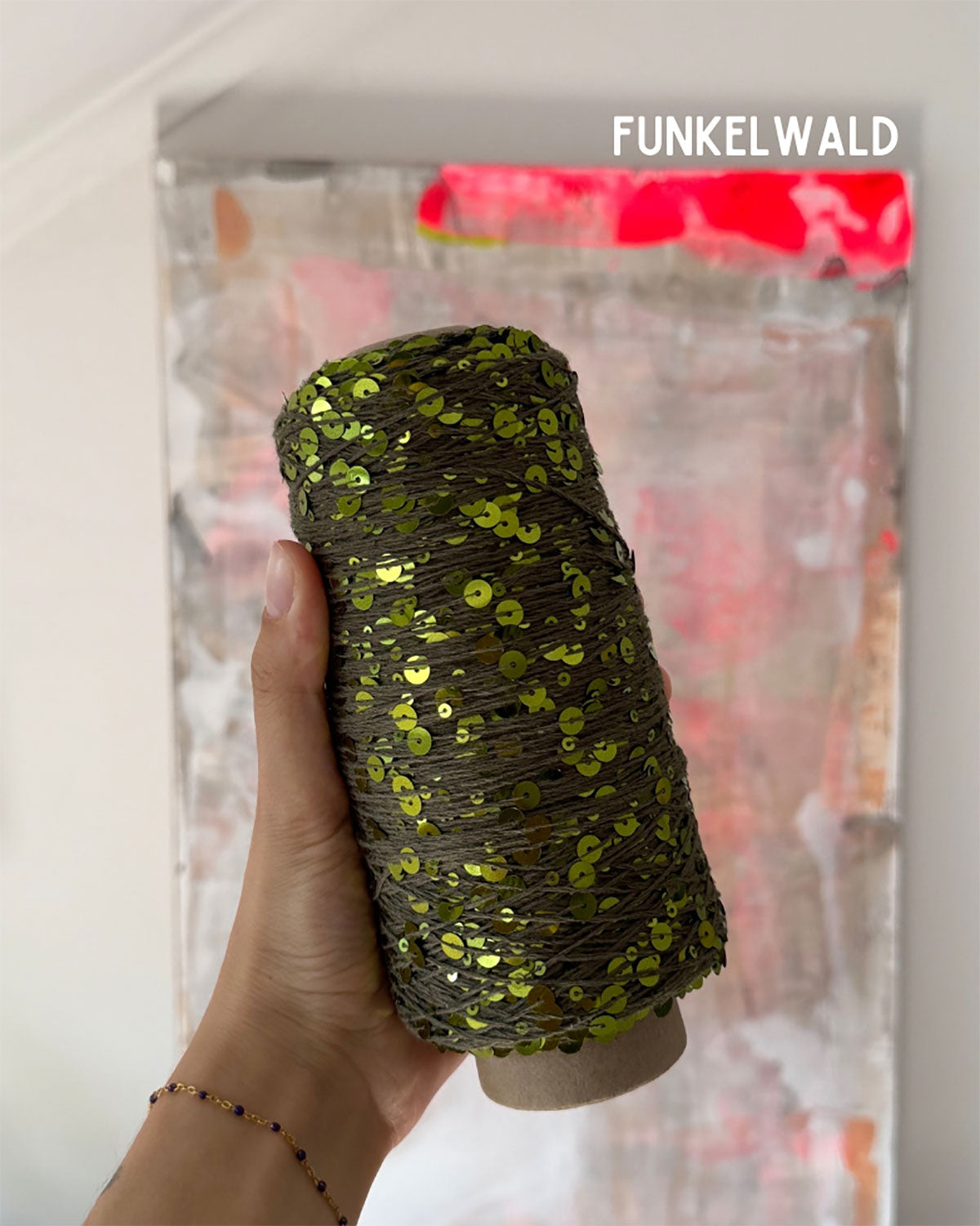 Sequin yarn set “Sorbet Top”