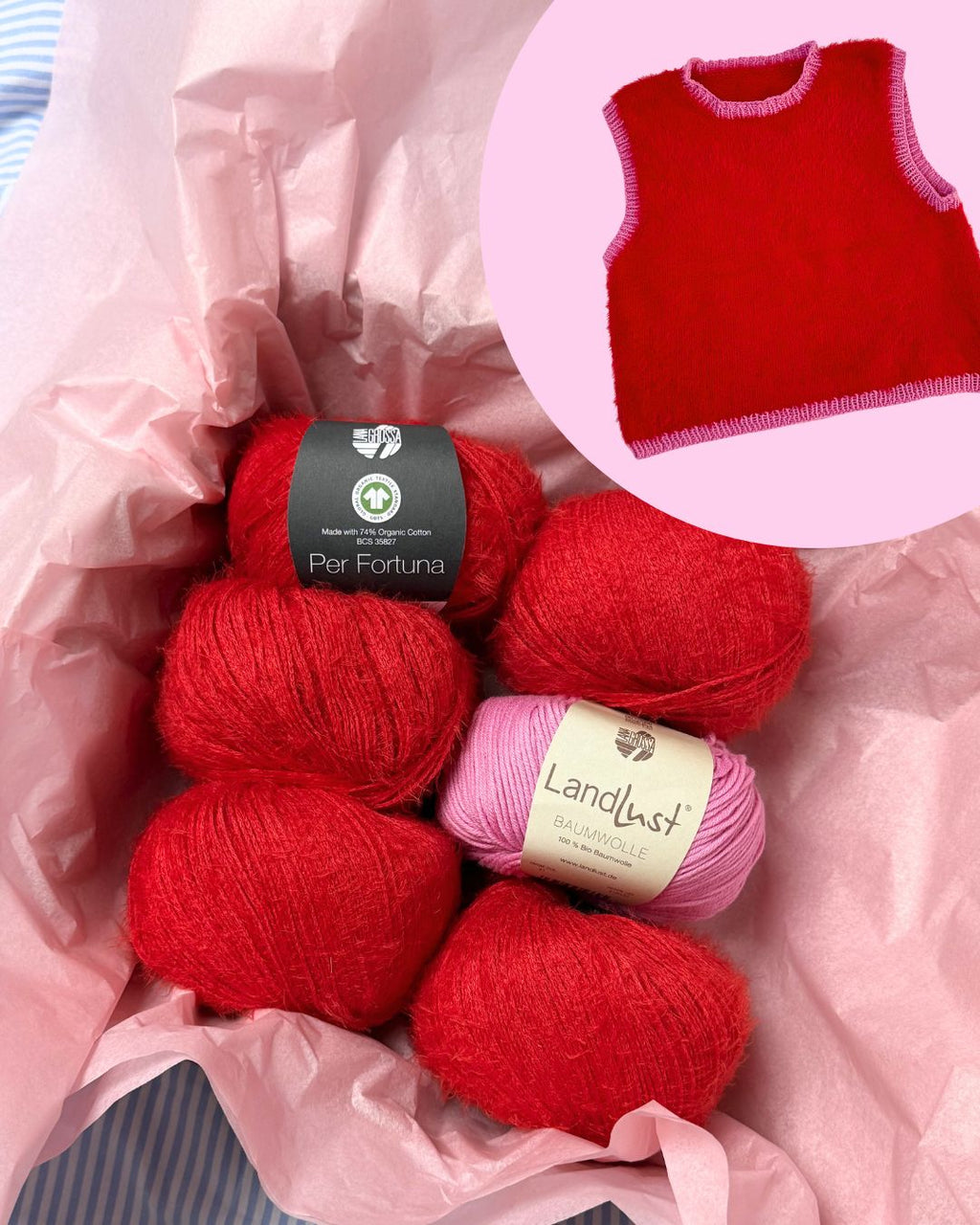 Garnset "URSULA" Pullunder