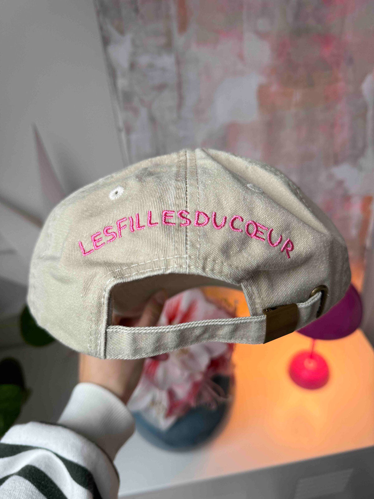 Bestickte Schildkappe "Rechts wird nur gestrickt"