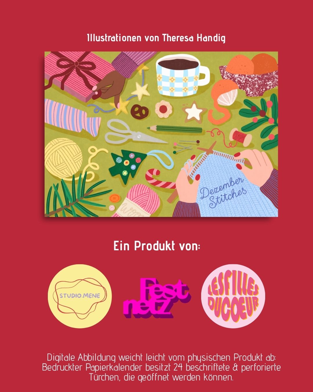 Adventskalender "Dezember Stitches"