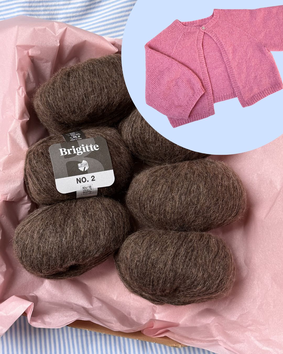 Garnset "FRIDA" Cardigan