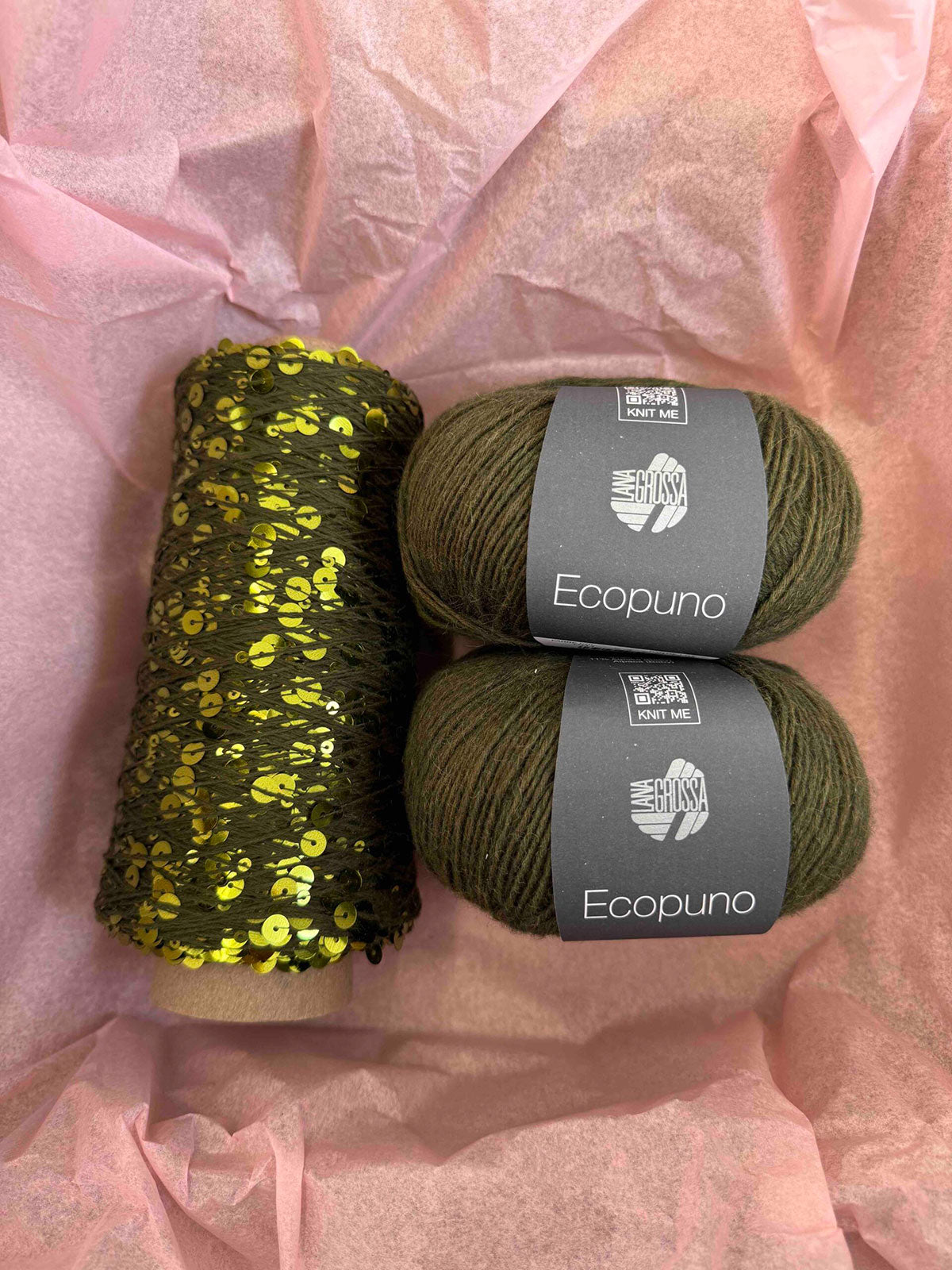 Pailletten Garnset "Lilly Vest"