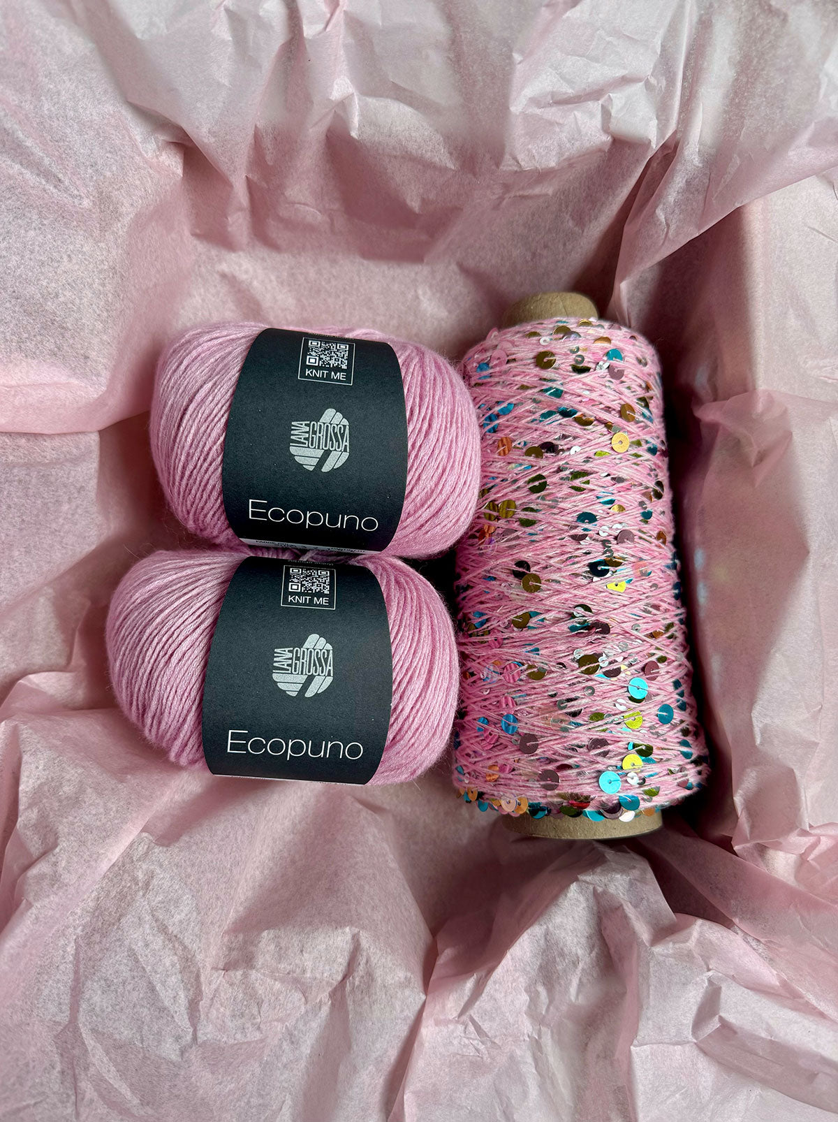 Pailletten Garnset "Lilly Vest"